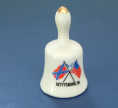 Vintage small ceramic bell souvenir Gettysburg PA - $24.70