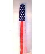 2 AMERICAN FLAG WINDSOCK banner sock novelty wind socks WINDSOX new spin... - $16.76 CAD