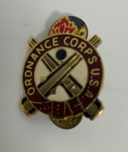 Vintage Military Army Lapel Hat Pin Ordnance Corps Distinctive Unit Insi... - £1.95 GBP