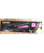 Fabuday Flat Iron Hair Straightener w Glove and Hair Clips - $373.49 MXN