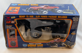 Vintage 1998 New Bright 9.6v 1:14 Radio Control Black Dodge Ram 1500 dam... - €50,89 EUR