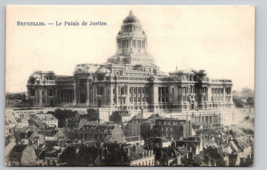 Vintage Bruxelles - the Justice Palace Postcard France - £3.93 GBP