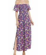 NEW Tropical Print Off Shoulder Maxi Dress Size M/Juniors (XS Women&#39;s) - $644.09 MXN