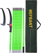 Pole Saw For Tree Trimming - Mefbant 26.1 Feet Manual Pole, With Storage... - £78.65 GBP
