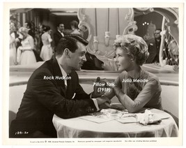 *PILLOW TALK (1959) Rock Hudson Romances Julia Meade at Night Club Table 8x10 - £39.38 GBP