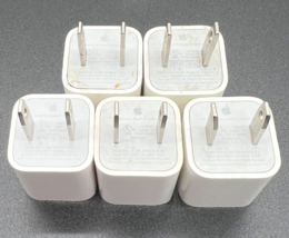 (5-pc) Genuine Apple A1385 A1265 5W USB Power Adapter Charger Block for ... - £10.43 GBP