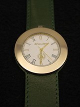 Wrist Watch Bord a&#39; Bord French Uni-Sex Solid Bronze, Genuine Leather B30 - £101.65 GBP