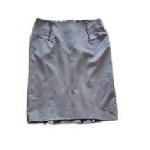 AGB Career Classy Skirt ~ Sz 6 ~ Gray ~ Knee Length ~ Lined - £20.37 GBP