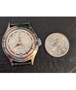 Westclox La Salle Watch Men 35mm Silver Tone Red Pointer Manual Wind Works - €38,21 EUR