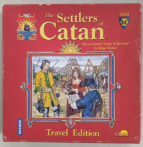 The Settlers of Catan Travel Edition Board Game Klaus Teuber 2003 Complete - $49.49