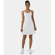 Halara Everyday Cloudful Air 2-in-1 Cool Touch Dress Euphoria Longer White M - £30.30 GBP