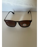 Ray Ban Sunglasses Chris RB4187 865/T5 Matte Tortoise Brown 54mm POLARIZED - $1,300.54 MXN