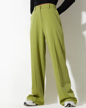 MOTEL ROCKS Abb.a Trousers in Tailoring Apple Green (MR50) - £35.69 GBP