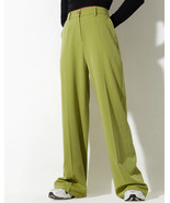 MOTEL ROCKS Abb.a Trousers in Tailoring Apple Green (MR50) - £35.91 GBP
