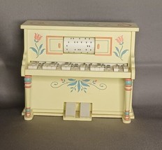 1985 Enesco Miniature Player Piano Music Box Vintage Plays &quot;Amazing Grace&quot; - $14.94