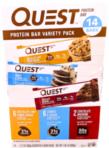Quest Protein Bar Variety Pack Gluten Free 14 Count EXP 05/2026 - $695.80 MXN