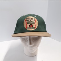 Vintage Mickey Mantle Memorial Golf Classic Hat Cap Leather Strapback Ca... - £74.64 GBP