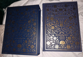 UNUSED ESV Illuminated Cloth Bible, Art Journaling Edition Navy Crossway - £36.85 GBP
