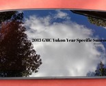  2013 GMC YUKON YEAR SPECIFIC  OEM FACTORY SUNROOF GLASS NO ACCIDENT FRE... - $188.00