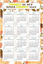 2022 Magnetic Calendar - Today is My Lucky Day - Themed 022 (5,25 x 8) - $9.89