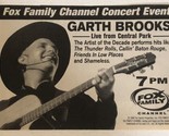 Garth Brooks Live From Central Park Tv Guide Print Ad  TPA15 - $5.93