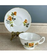 Marlborough #4410 Yellow Rose  Fine Bone China Tea Cup And Saucer Set - £11.16 GBP