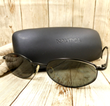 Nautica Matte Black Metal Sunglasses w/ Case - FRAME ONLY - N500S 010 52... - $28.66