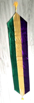 Mardi Gras Tri Color Shimmer Table Runner - $24.99