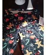 French Laundry Christmas Gingerbread Leggings Size XL - $468.86 MXN