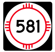 New Mexico State Road 581 Sticker R4206 Highway Sign Road Sign Decal - $1.45+
