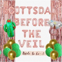 Scottsdale Fiesta Bachelorette Bash Kit - Before the Veil Banner, Bride to Be Sa - $49.49