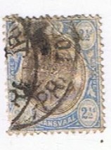 Stamps 1895 Transvaal 2 1/2p Black On Blue Scott 271 - £1.08 GBP