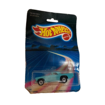 1986 Vintage Hot Wheels &#39;57 T-Bird Teal Blue #3992 HTF Hong Kong Base NEW - $9.37