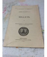 US DEPARTMENT OF AGRICULTURE FARMERS BULLETIN Millets 1899 - $9.99