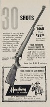 1954 Print Mossberg Model 146B .22 Cal Rifles Made in New Haven,Connecticut - £7.02 GBP