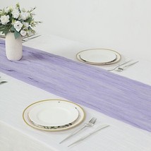Lavender 10 Ft Cheesecloth Extra Long Table Runner Cotton Wedding Events Linens  - £12.99 GBP
