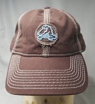 Crocs Brand Brown Baseball Hat Cap One Size Fits Most Cap Blue Alligator... - $13.50