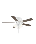 Clarkston II 44 in. LED Indoor White Ceiling Fan with Light Kit - £21.58 GBP