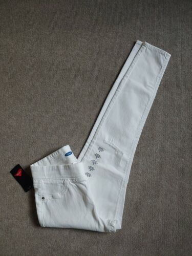 Primary image for Old Navy Rockstar Super Skinny Jeggings Womens Sz 2 White Pull On Distressed NEW