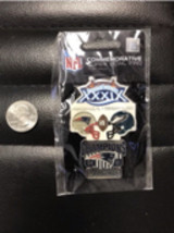 Super Bowl XXXIX Commemorative Lapel Pin New England Patriots VS. Philly Eagles - £11.98 GBP