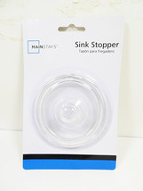 New Sink Drain Stopper Plug 3&quot; Kitchen Bathtub Drains Sinks Clear Rubber Tub 1P - $6.79