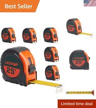 Tape Measure 25 ft, 6 Pack Bulk Easy Read Measuring Tape Retractable wit... - $71.26