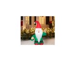 Holiday Time Christmas Gnome Airblown Inflatable Yard Decor Lights Up 4 ... - £24.88 GBP