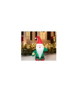 Holiday Time Christmas Gnome Airblown Inflatable Yard Decor Lights Up 4 ... - $43.66 CAD
