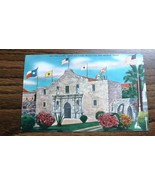 1950&#39;s Postcard The Alamo Under 6 Flags San Antonio Texas 17c - $9.89