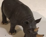 Torra By Battat Rhino Rhinoceros Animal Figure Toy T7 - $12.86