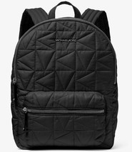 Michael Kors Winnie Medium Quilted Nylon Black Backpack 35T0UW4B2C NWT $... - £94.94 GBP