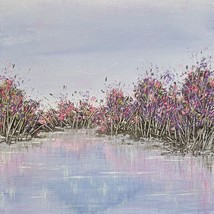 Thinking of Spring - Acrylic Nature Theme Landscape Painting in Size 8 x 8 - £53.45 GBP