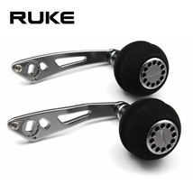 RUKE Aluminum Alloy Fishing Reel Handle er with EVA Knob hole 8*5mm/7*4mm suit f - £53.14 GBP