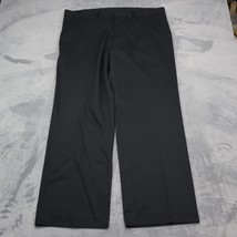 John Henry Pants Mens 40 Black Dress Pants Mid Rise Button Pocket Flat F... - £23.18 GBP